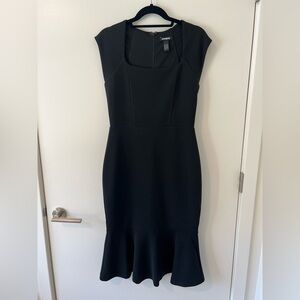 Express Women's Black Midi Dress